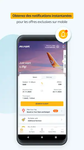Pegasus: Vols Pas Chers screenshot 2