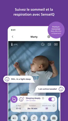 Philips Avent Baby Monitor+ screenshot 5