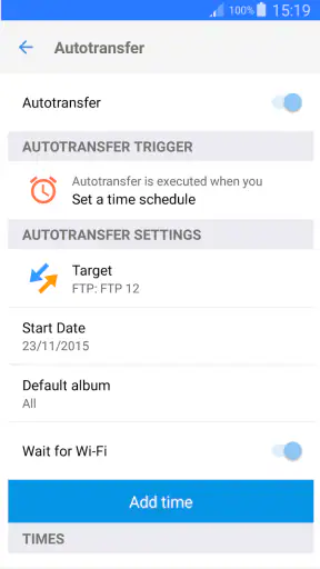 PhotoSync Autotransfer Add-On screenshot 7