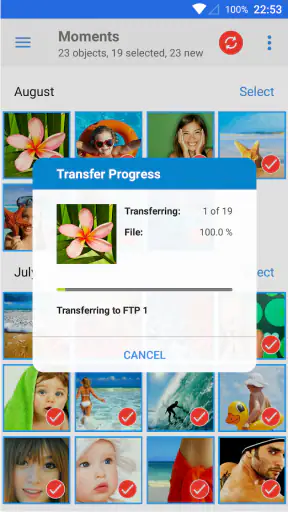 PhotoSync NAS Add-On screenshot 7