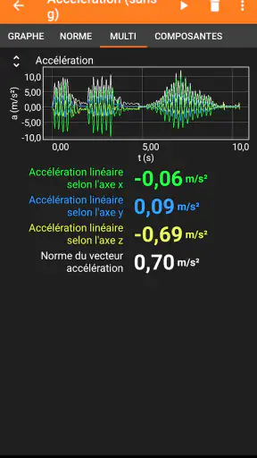 phyphox screenshot 4
