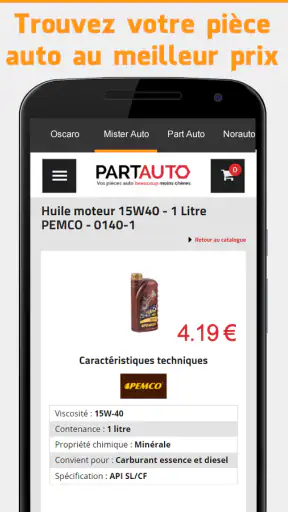 Pièces Automobiles France - Pi screenshot 4