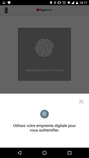 PingID screenshot 2
