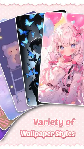 Pink Cute Hippo Thème screenshot 3