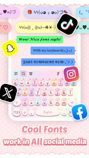 Pink Cute Hippo Thème screenshot 5