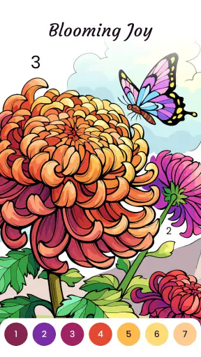 Pixie Color: Paint by Number screenshot 2