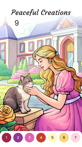Pixie Color: Paint by Number screenshot 3