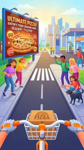 Pizza Dash: Moto Delivery screenshot 8