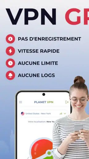 Planet Free VPN Gratuit Proxy screenshot 1