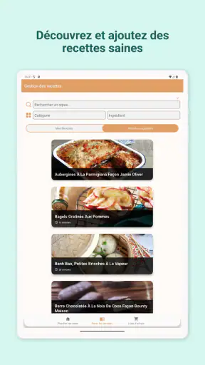 Planificateur De Repas Semaine screenshot 12