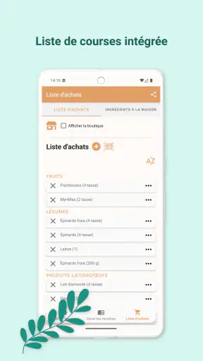 Planificateur De Repas Semaine screenshot 3