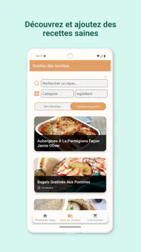 Planificateur De Repas Semaine screenshot 4