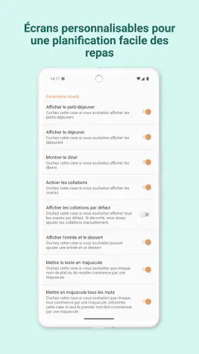 Planificateur De Repas Semaine screenshot 6