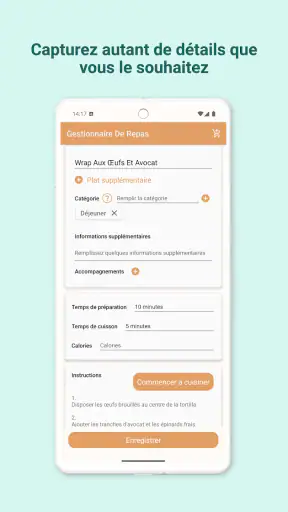 Planificateur De Repas Semaine screenshot 8