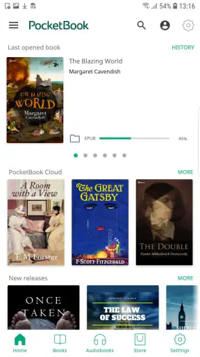 Pocketbook lecteur- EPUB, PDF screenshot 1