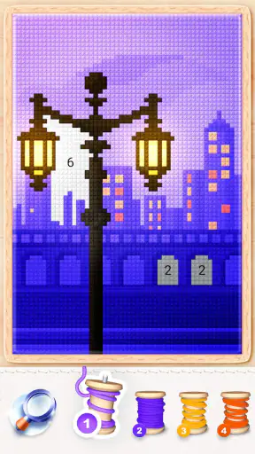 Point de croix magique-couleur screenshot 10