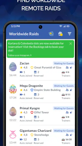 PokeRaid - for Pokémon GO Raid screenshot 2