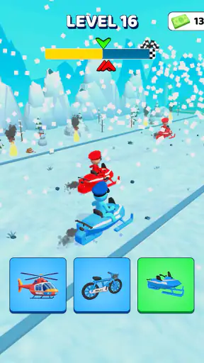 Police Car Shape Shifting Race screenshot 11