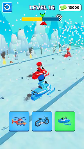 Police Car Shape Shifting Race screenshot 6