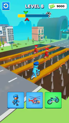 Police Car Shape Shifting Race screenshot 8