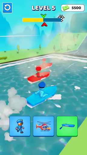 Police Car Shape Shifting Race screenshot 9