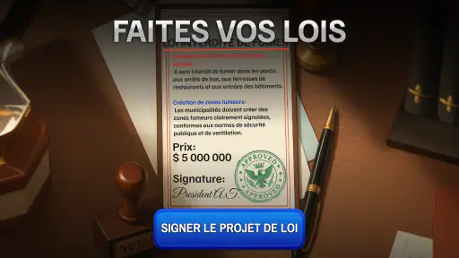 Pouvoir du Président : Jeu screenshot 3