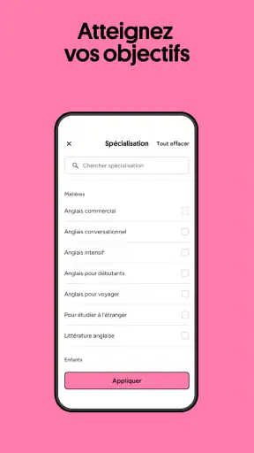 Preply: Professeurs de langues screenshot 2