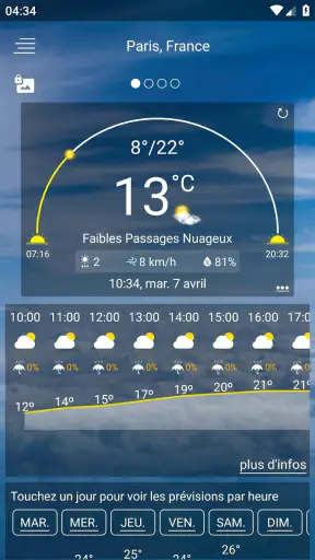 Prevision meteo screenshot 10