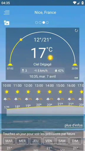 Prevision meteo screenshot 3