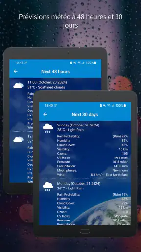 Prévisions météo (carte radar) screenshot 10
