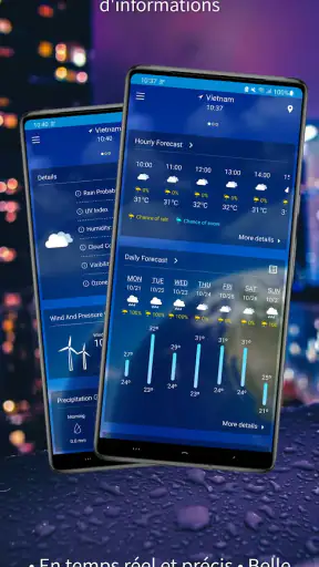 Prévisions météo (carte radar) screenshot 2