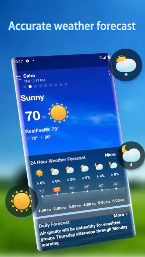 Prévisions météo - Widget screenshot 1