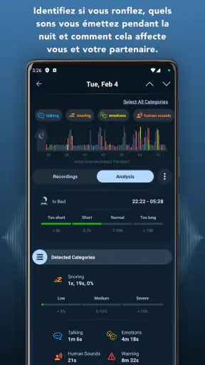 Noxogy: Enregistreur Sommeil screenshot 4
