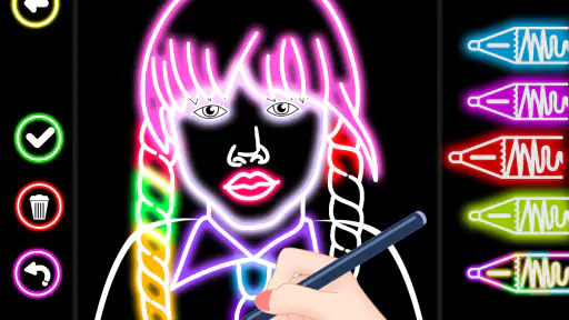 Princess Coloring Book Glitter screenshot 9