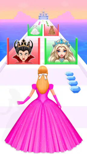 Princess Race: Wedding Games screenshot 3