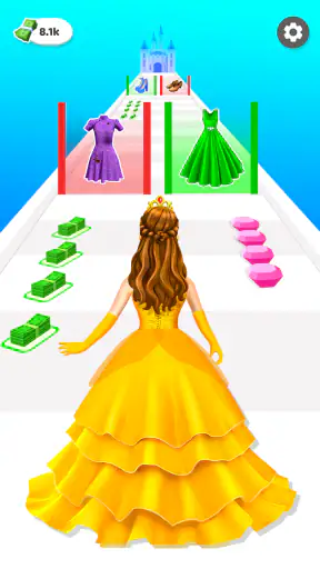 Princess Race: Wedding Games screenshot 4