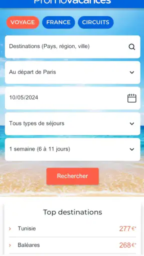 Promovacances : Vols, Séjours screenshot 5