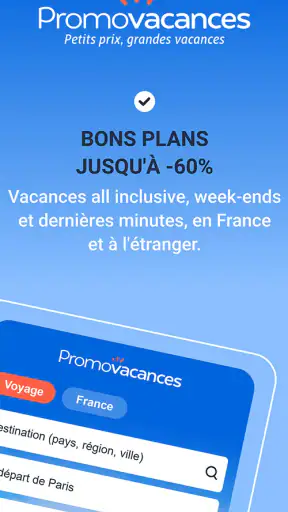 Promovacances : Vols, Séjours screenshot 8