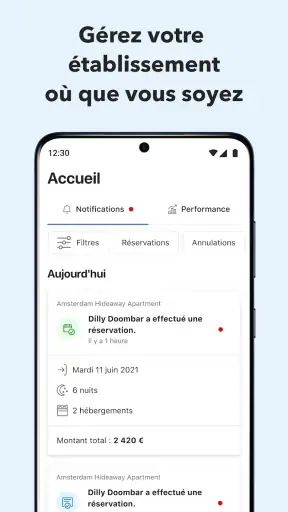 Pulse pour Booking.com screenshot 1