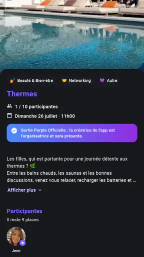 Purple: Amis & Sorties screenshot 5