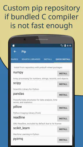 Pydroid 3 - IDE for Python 3 screenshot 4