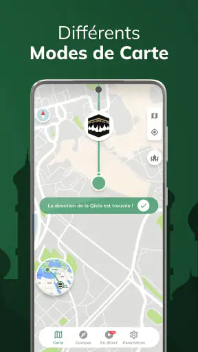 Qibla Boussole 100%, Kibla screenshot 3