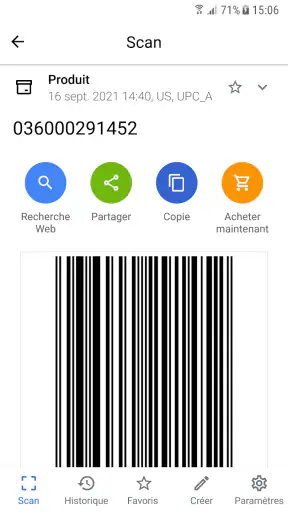 Scanner QR et code-barres screenshot 6