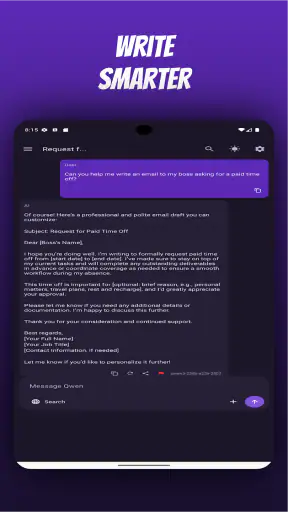 Quen AI: Chat with Qwen 3.6 screenshot 12