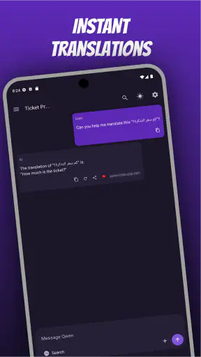 Quen AI: Chat with Qwen 3.6 screenshot 4