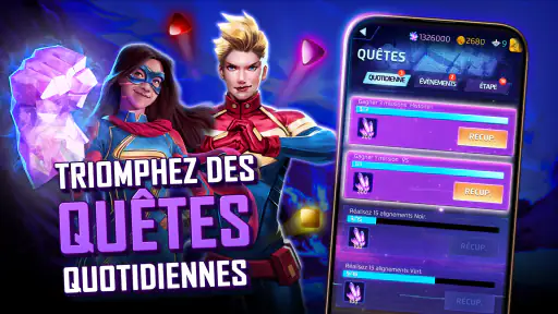 Quête Puzzle MARVEL: RPG Héros screenshot 5