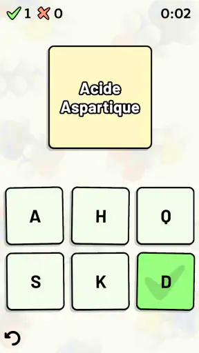 Quiz Acides Aminés screenshot 3