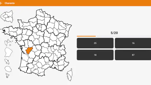 Quiz Départements et Régions screenshot 12