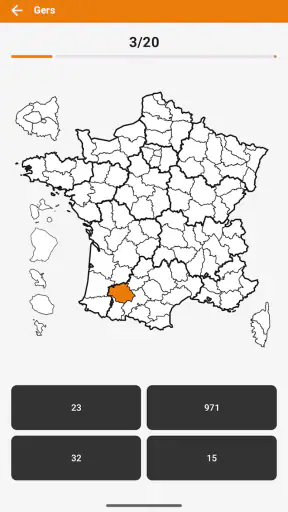 Quiz Départements et Régions screenshot 4