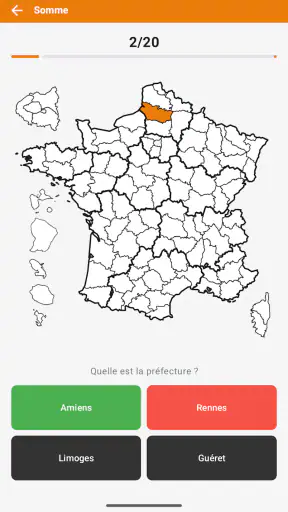 Quiz Départements et Régions screenshot 5